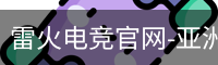 雷火电竞官网-亚洲电竞领航者